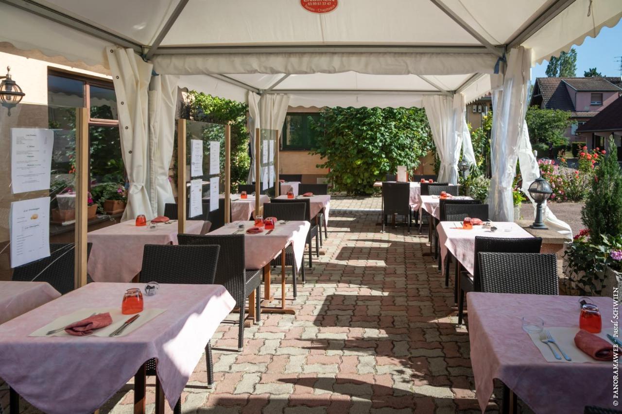 Hotel Restaurant Au Relais D'Alsace Rouffach Exterior foto